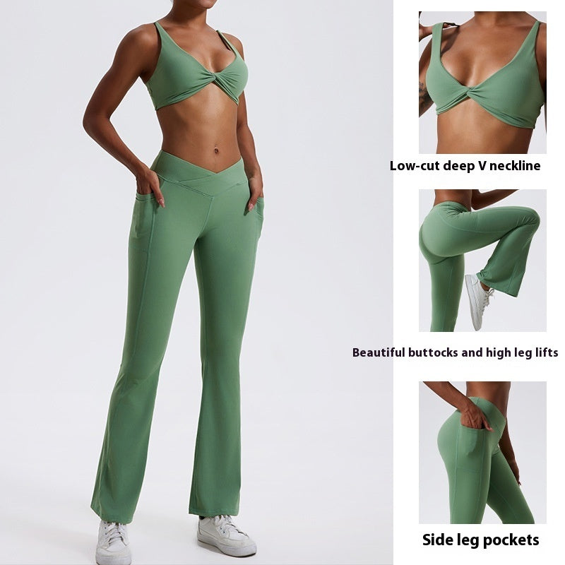 Outdoor Sports Workout Clothes Yoga Suit